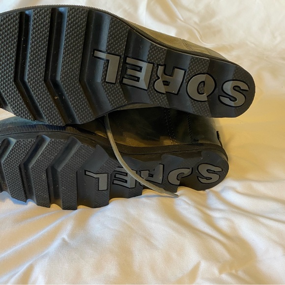 SOREL Womens Joan of Arctic Wedge II Waterproof Boots 9.5 grey - Picture 4 of 4